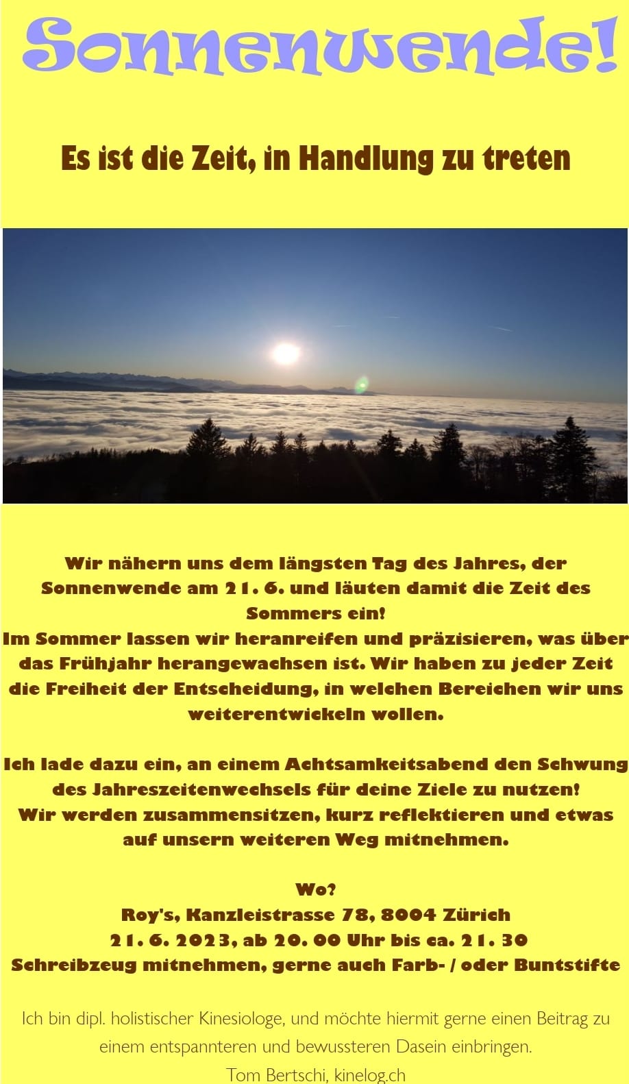 Sonnensommerwende